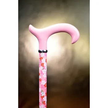 Vycházková hůl s nastavitelnou délkou Gastrock Pink Flower