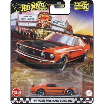 Hračka Hot Wheels Premium Boulevard 69 Ford Mustang Boss 302