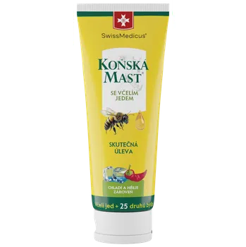 Bylinná léčivá mast SwissMedicus Koňská mast se včelím jedem