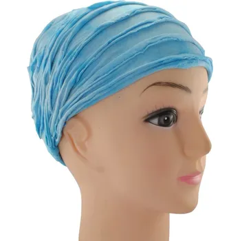 Šátek Batikovaná látková čelenka Noda Langit, bledě modrá, Sittar