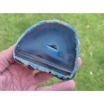Přírodní kámen Geoda s dutinou z modrého achátu (Brazílie) 261g