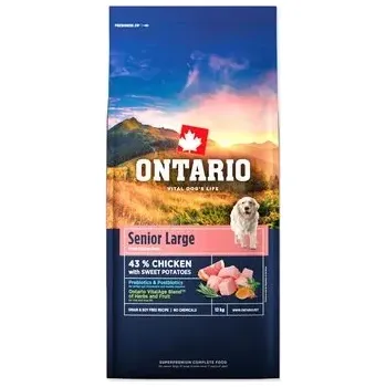 Krmivo pro psa Ontario Senior Large Chicken & Sweet Potatoes 12kg