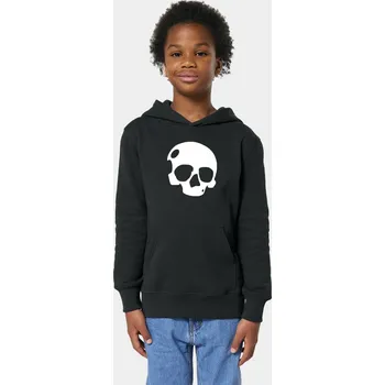 Chlapecká mikina Never Enough Dětská mikina s kapucí Master Big White Skull Velikost: 12-14Y