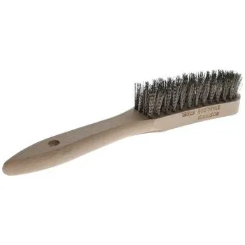 Drátěný kartáč OSBORN ruční drátěný kartáč čtyřřadý, nerezový ocelový drát