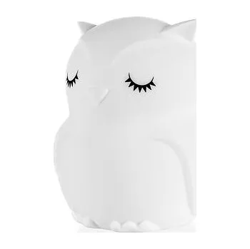 Dětské svítidlo Zopa Silikonová LED noční lampička s hudbou vel. L Sova