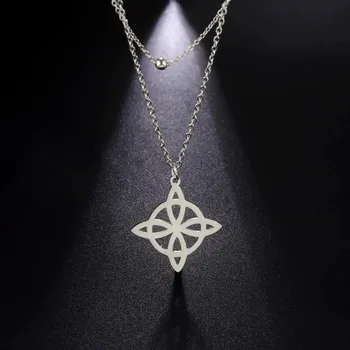 Přívěsek Amulet lilith z nerezové oceli | přívěsek lilith | magický amulet - 10