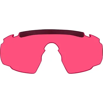 Sluneční brýle WILEY X sklo náhradní pro brýle SABER ADVANCED VERMILLION ČERVENÉ