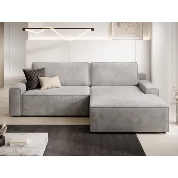 Sedací souprava Rohová rozkládací sedací souprava CHALLENGE Pravý roh Světle šedá