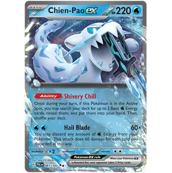 Sběratelská karetní hra Pokémon TCG Chien - Pao EX 061/193