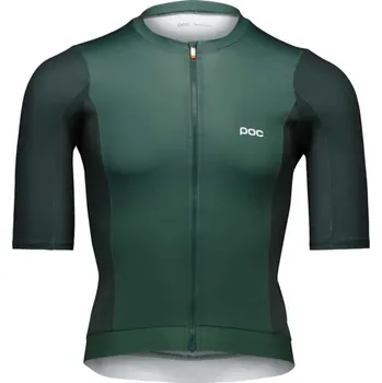 cyklistický dres POC Cyklistický dres s krátkým rukávem - CADENCE - zelená XL