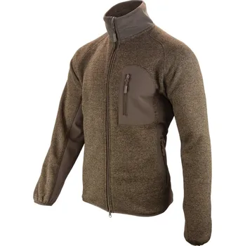 Pánská móda JACK PYKE mikina WEARDALE FLEECE HNĚDÁ vel.S