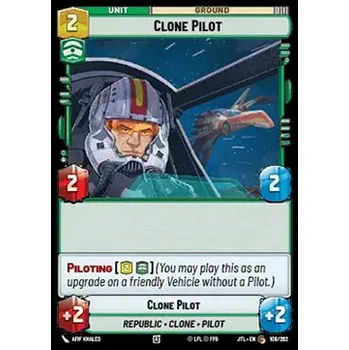 Sběratelská karetní hra Clone Pilot 108/202 - Jump to Lightspeed Typ karty: Standard
