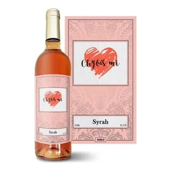 Víno Růžové víno Chybíš mi 2: 0,75 l