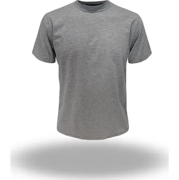 Pánské tričko FANNIFEN Pánské šedé tričko s krátkým rukávem LT503 Barva: Šedá, Velikost: XL