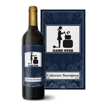 Víno Červené víno Game over 2: 0,75 l