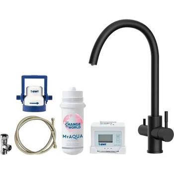 Vodovodní baterie kielle Wimeo Dřezová baterie včetně filtrace, matná černá