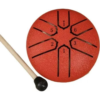 Brzdový buben Mini ocelový buben | ocelový buben | ruční buben - červená