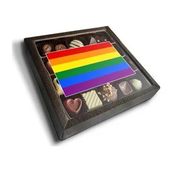 Bonbon Pralinky Duhová vlajka: 20 ks pralinek