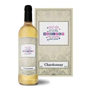 Víno Bílé víno Když Bůh stvořil manžely: 0,75 l