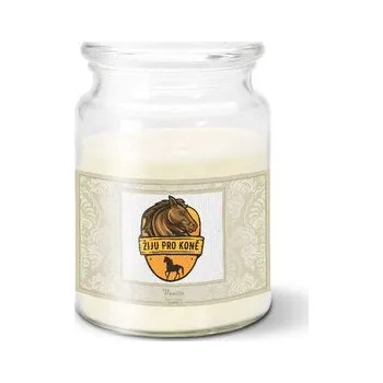 Svíčka Svíčka Žiju pro koně: 500 g