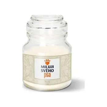 Svíčka Svíčka Miluji svého psa: 120 g
