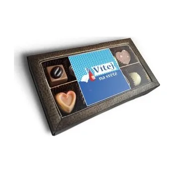 Bonboniéra Pralinky Vítej na světě: 10 ks pralinek