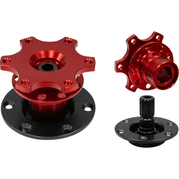 Čep řízení Rychloupínací nába volantu Turboworks - červená