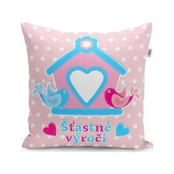 Polštář Šťastné výročí 2: 40x40 cm