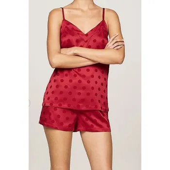 Dámské pyžamo Tommy Hilfiger dámské pyžamo UW0UW05551 XIT červené M