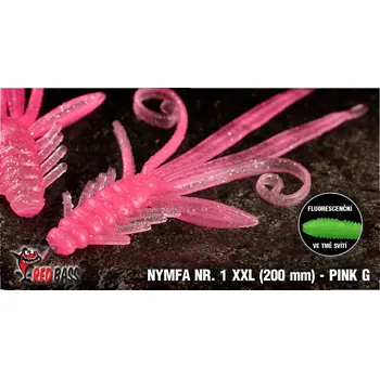 Umělá nástraha Nymfa Redbass Nr. 1 XXL 200 mm Pink G