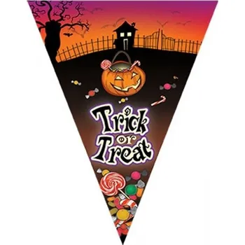 Party dekorace Girlanda vlajková - Halloween 5m