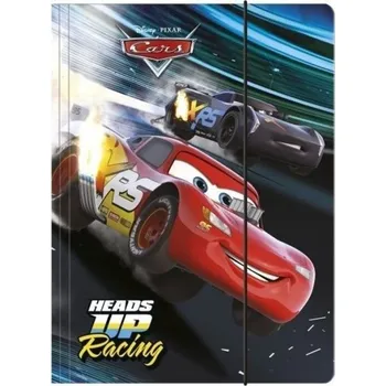 desky na sešit Desky s gumou složka na sešity Cars Auta DERFORM TGA4CA