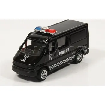 autíčko Kovová dodávka Policie černá