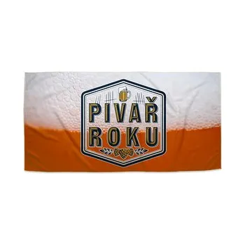 Sprchový závěs Ručník Pivař roku: 50x100 cm