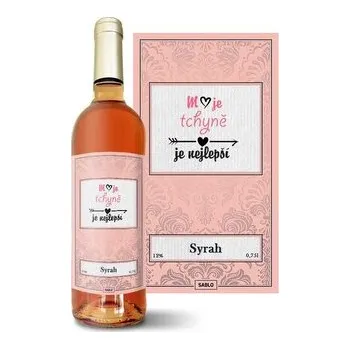 Víno Růžové víno Moje tchyně je nejlepší: 0,75 l