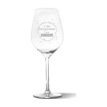 Sklenice Sklenička na víno K tvým narozeninám ti přeji vše nejlepší: 49 cl