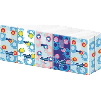 Papírový kapesník Harmony Prima 3vrstvé papírové kapesníky, 10 × 10 ks