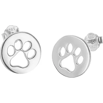 Náušnice Argento 66792 Stříbrné náušnice - labka