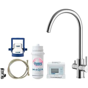 Vodovodní baterie kielle Wimeo Dřezová baterie včetně filtrace, broužená nerez