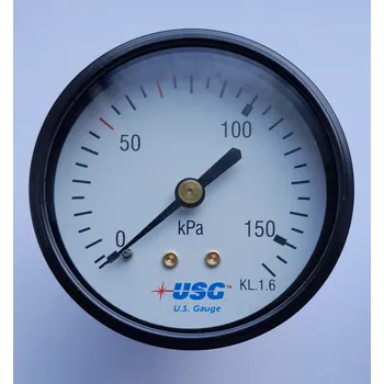 Manometr standardní pr. 63 mm, zadní M12x1,5, 0-160 kPa