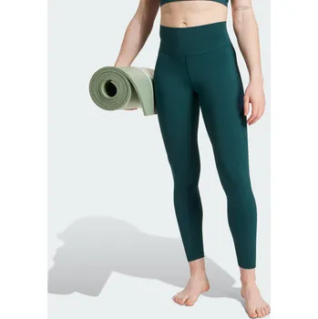 ADIDAS Legíny All Me 7/8 L MODRÁ|ZELENÁ