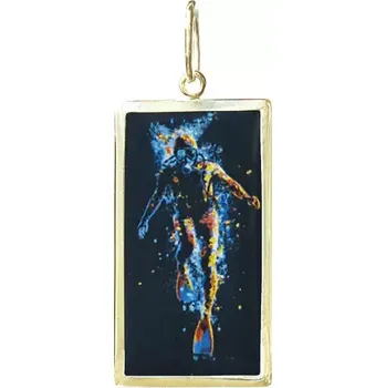 Přívěsek Aljančič Miniartion Potápění žluté zlato