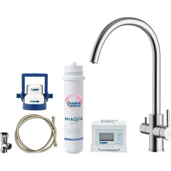 Vodovodní baterie kielle Wimeo Dřezová baterie včetně filtrace, broužená nerez