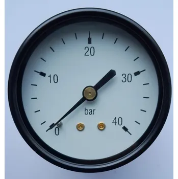 Kompresor Manometr standardní pr. 63 mm, zadní G1/4, 0 - 40 bar