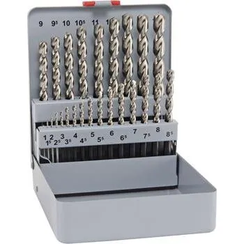 Příslušenství k vrtačce MAYKESTAG sada vrtáků DIN338Forte HSS Co5 vrtáky o 1.0-13.0 mm, 25dílná