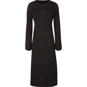 Dámské šaty esmara® Dámské šaty, rozparek na zadní straně (černá, 46)