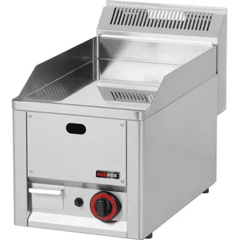 Kuchyňský gril Grilovací deska 32x48 plynová chromovaná hladká bez podestavby |