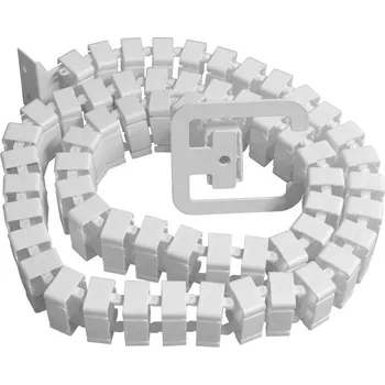 ZLKL Flexibilní kabelový organizér 140 cm, bílá