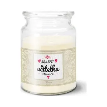 Svíčka Svíčka Nejlepší učitelka všech dob: 500 g