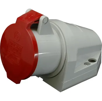 Elektrická zásuvka Nástěnná zásuvka SEZ IZS 1643, IP44, 16 A, 400V, 4 póly